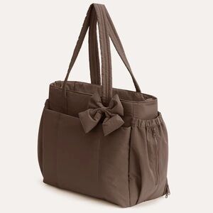 BAGSMART Bloom Everyday Tote-Mocha